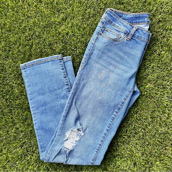 Victoria’s Secret London Jean Pencil Light Denim Boot Cut Jeans - Picture 1 of 3